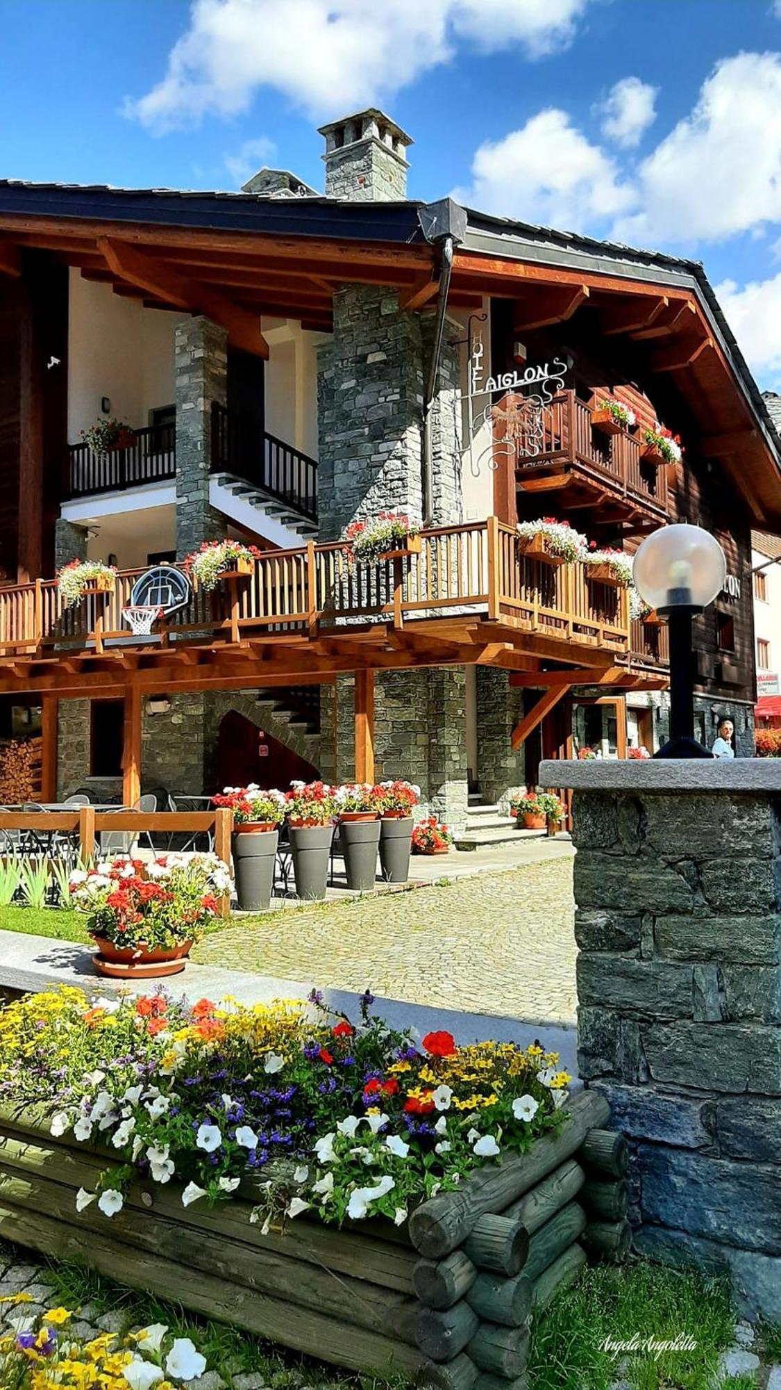 Hotel L' Aiglon Champoluc Eksteriør bilde